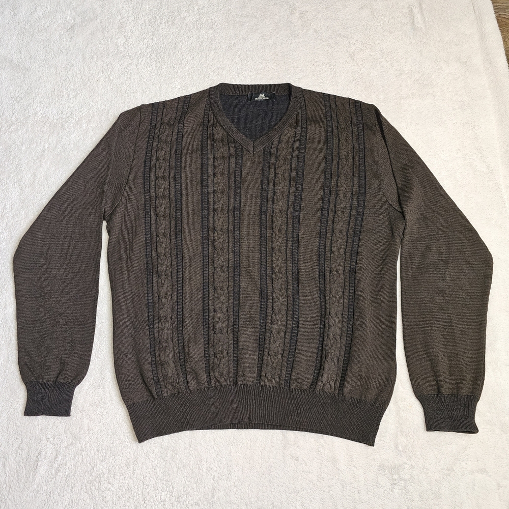 Vintage Montechiaro V Sweater Made in Italy Large
